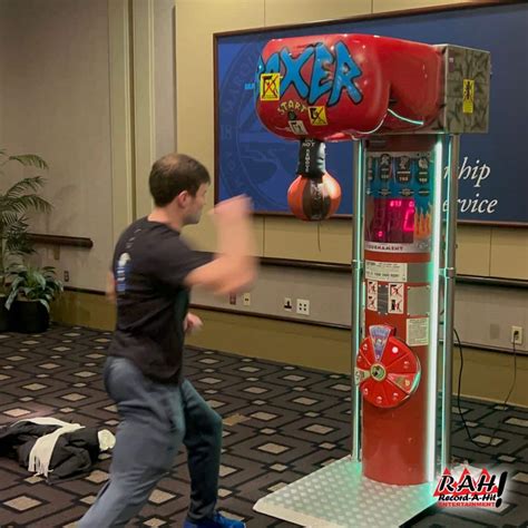 arcade punching bag game